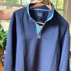 J Crew men’s quilted knit pullover